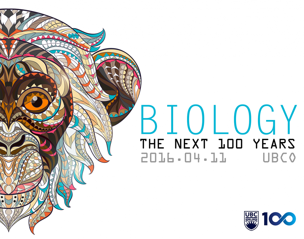 Biology100 Monkey poster