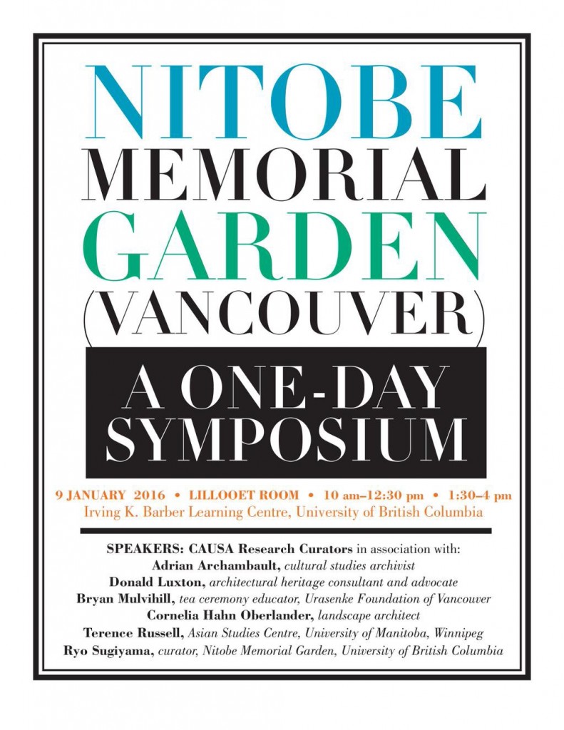 nitobe symposium poster
